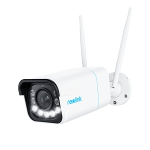 Reolink Câmara IP Bullet Dual WiFi - 8MP (3840 x 2160) | 4K Ultra HD - WiFi 2.4GHz 5 GHz | Luz LED - Zoom óptico 5X - Deteção de Pessoas / Veículos / Animais de estimação - Apta para exterior