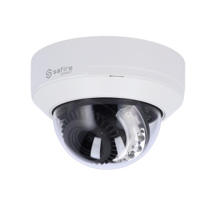Safire Smart cámara Domo IP gama I1 con AI-ISP - Sensor 1/1.8" gran apertura F1.0 Night Color X - Resolución 4 Mpx (2688x1520) | MicroSD 1TB - Lente 2.8~12 mm | Audio | Alarma | LED 30m - AI:Clasificación de humano y vehículo| Metadatos - Grado de pr