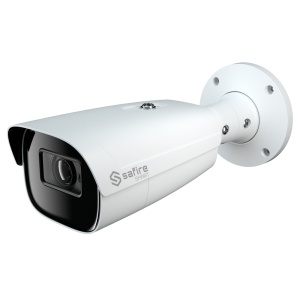 Safire Smart - Gama de câmaras IP Bullet LPR - Resolução 4 Megapixel (2592x1520) - Lente Motorizada 8-32 mm | Audio | IR 100m - Reconhecimento das inscrições / Gestão de listas - Impermeabilização IP67 | PoE (IEEE802.3af) |Alarme