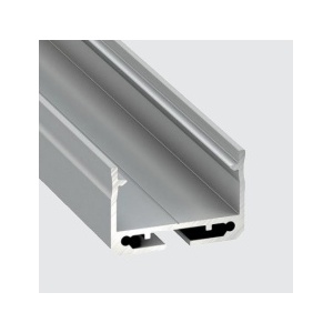 SARAGOÇA (Sileda) PFA191.3 - Perfil alum. Linha Design Saliente 27,4x18x3000mm Anodizado 1un