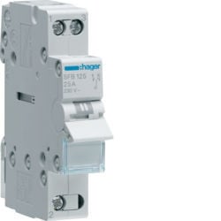 SFB125 - Inversor Modular c/ponto zero, 1P 25A HAGER EAN:3250615510754