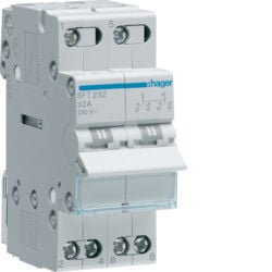 SFT232 - Modularer Wechselrichter mit Nullpunkt, 2p 32A Hager EAN: 3250615510020