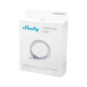 Shelly Leak Sensor Cable (Extender) - Compatível com Shelly Flood Gen4 - Cabo extensor - Comprimento 2m - Compatível com Alexa e Google