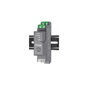 SHELLYWAVEPRO2 – DIN-Schienenmodul mit 2 Relais für Z-Wave™-Automatisierung – 110/240 VAC 16 A (trockene Kontakte)