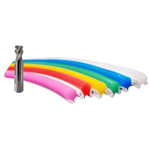 SIGN-NEON-6-ICEBLUE DIFUSOR SILICONE 6MM ICE BLUE