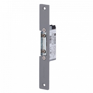 Sistema de abertura de portas eléctrico Dorcas - Instalação com corte da moldura - Fechadura radial ajustável - NO Fail Secure | Até 330 kg - Fonte de alimentação CA/CC 10-24V - Passagem livre