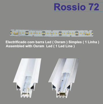 SOFLIGHT - 012.0580ANO.001.84 - Iluminación LED 580mm Rossio 72 Antracita