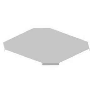 SOFLIGHT - CC-TP-T2-400-HDG-1 - Abdeckung für flaches T-Stück für Kabel 400 mm verzinkt. Warm