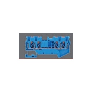 SOFLIGHT-SL-BD4004PI-B-BORNE Din push-in quad. Line 0.5-4mm 800V/31A Blue