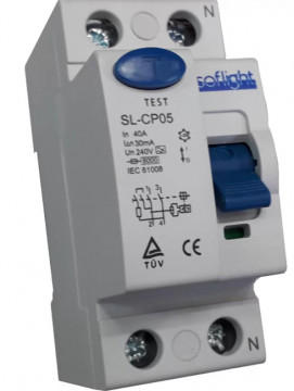 SOFLIGHT - SL-CP05240-30-A - Cambiar Diferencial 2P 40A 30mA Tipo A