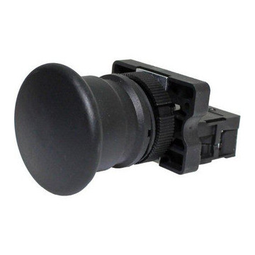 SOFLIGHT - SL-CPB01-AC21 - Botão Cogumelo sem Enc. Plástico M22 Preto 1NO