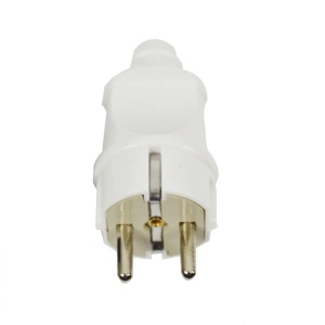 SOFLIGHT - SL-E8050B - Registro Masculino Schuko 16A Blanco