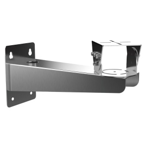 Soporte de pared - Acero inoxidable con revestimiento anticorrosión - Apto para uso interior y exterior - Color gris - Capacidad de carga 20 kg - 228 (An) x 140 (L) x 412,5 (P) mm