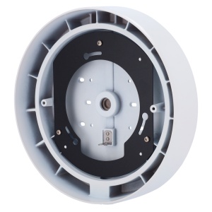 Suporte de montagem em superfície - Para a câmara VCA-IPAi97A20 - Ø296.3mm. x 60mm - Instalação no teto | Adequado para utilização no exterior - Cor branca (RAL9003) - Passador de cabos