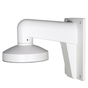 Suporte de parede - Para câmaras dome - Apto para uso no exterior - Cor branca 135(Al) x 120 (L) x 182 (P) mm - Compatível com Hiwatch Hikvision - Passador de cabos