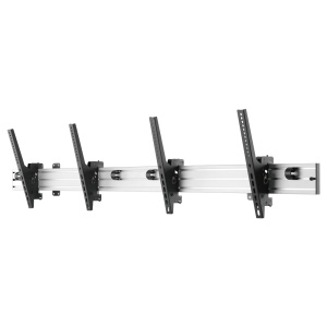 Suporte Menuboard - Peso suportado 50 Kg/Monitor - VESA 600x400 mm/Monitor - Inclinação 0º ~ -20º - Distância à parede de 100 mm - Disposição 2x1