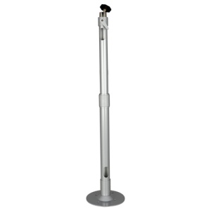 Suporte para câmara - Extensível 39.5~59.5 cm - Rótula Rotação 360º - Secção oca para passagem de cabos - Carga máxima 10 Kg - Diâmetro da base 12 cm