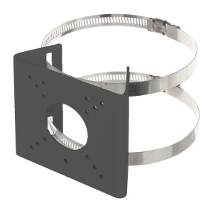 Support du post - Pour les balles - ajustées pour une utilisation extérieure - Diamètre 55 ~ 127 mm - Couleur noire