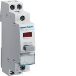 SVN464 - Bot.Presente c/encrav. 2NA+LED encarnado 12/48V HAGER Ean:3250615725561