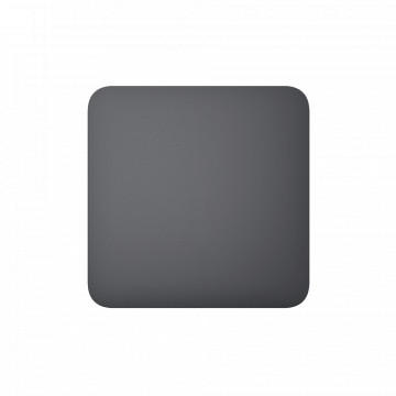 Taktiltafel für einen Lichtschalter - kompatibel mit AJ - Lightcore -1g / -2W - LED -Hintergrund - Tastkontakte No -Kontakt - Graphitfarbe - Ajax - LightSwitch Solobutton