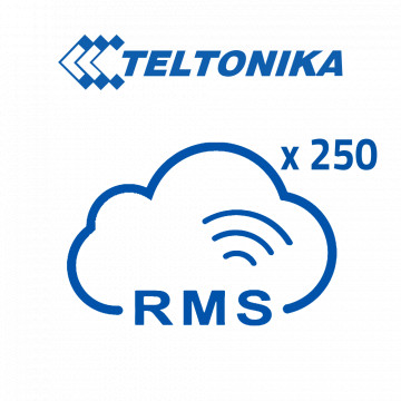 Teltonika RMS Platform Licenses - 250 licenses package (credits) - Remote Monitoring Teltonika Router - Remote Configuration Teltonika Router - Telnet Management / SFTP / SSH / http / https - 1 license allows the management of 1 router per 1 month