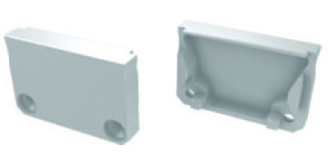 Topo Plastico Branco P/Perfil SARAGOÇA