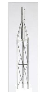 Tower 180 Higher Bureau Zinc+RPR 1.25m (ØMáx Mast 46mm)