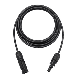 TSUN - Cabo de extensão DC com conector MC4 - Compatível com TSOL-ESK400-SOLARPANEL - Para ligação de vários painéis em série - 2 metros de comprimento - São necessários 2 cabos