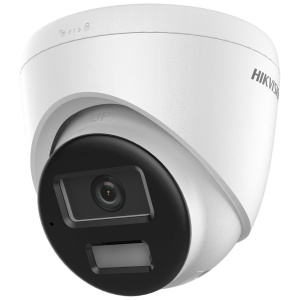 TURRET CAMERA IP HIKVISION GAMA VALUE - Resolution 2 MP (1920x1080) MP [%var%] - 2.8 mm lens - hybrid light 30 m | DISSUATOR SIRENE AND FLASH - MOVEMENT DETECTION 2.0 | Microsd - Microphone and Altifalante incorporated: POE: IP67