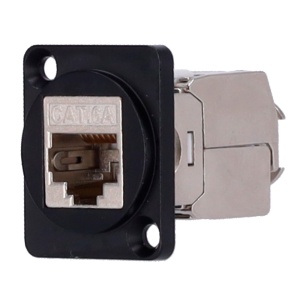 UTP-Kabelstecker – RJ45-Ausgangsstecker – UTP-konform der Kategorie 6 – Einfache Installation ohne Werkzeug – Kompatibel mit XLR-Panels