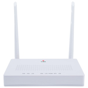 V-SOL Router ONT Wi-Fi 4 - 1X PON 4x LAN RJ45 10/100/1000Mbps 1x RJ11 - 802.11 b/g/n - Ideal para FTTH doméstico e empresarial