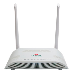 V-SOL Router ONT Wi-Fi 4 CATV - 1X PON 1x LAN RJ45 FE 1x LAN RJ45 GE 1x CATV - 802.11ac 2x2 de banda dupla 2.4 e 5GHz - Ideal para FTTH doméstico e empresarial