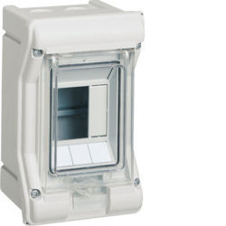 VE103F - vettoriale impermeabile IP55 1 fila 2/3M HAGER EAN:3250616451063