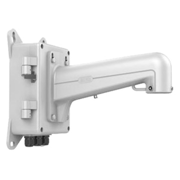 Wall support - connection box - fit for use abroad - white color - cable dowel