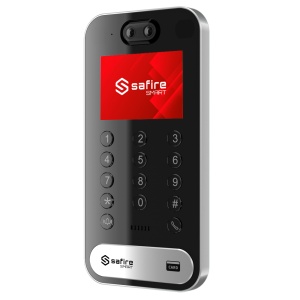 WiFi-IP-Video-Türsprechanlage – 2-MP-Kamera | Zwei-Wege-Audio – Gesichtserkennung, EM/MF-Karte und PIN | 2 Relais – Mobile Anwendung mit oder ohne Monitor – 3,5-Zoll-TFT-Bildschirm | IP67 und IK04 – Aufputzmontage | PoE