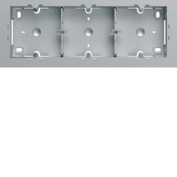 WXA683T - galería Caja ap. superfio. triple, alumbre HAGER Ean:3250617190480
