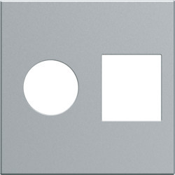 WXD240T - Galerie 2M Mirror TV + RJ45, Hager Ean: 3250617060288 en aluminium: 3250617060288