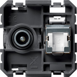 WXF240 - Galerie 2M TV + RJ45 Cat.6 Hager Ean: 3250617060028