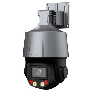 X-Sécurité Chambre IP PTZ 4 Range MPX Pro - Lentille varifocale 2,7 ~ 13,5 mm (Zoom optique 5x)) - Dual Light | Plage IV 50 m | Lumière blanche 30 m - IV (protection du périmètre) | SDM 3.0 - Microphone et Altifalante | Sirene et Light Doubt - IP66 | Poe | MicroSD