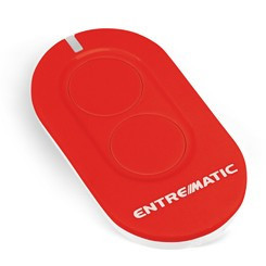 Zen2R - 2 channel emitter 433 MHz Rolling -Code. Red color. Configurable in AES128 mode