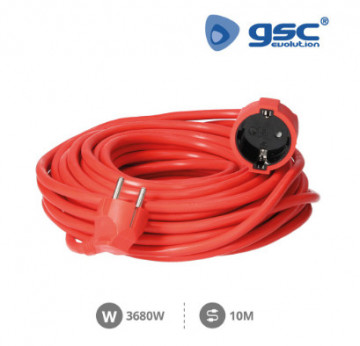 000100052 - 8436021940520Extension Sucko (3x1,5 mm) 10m rouge