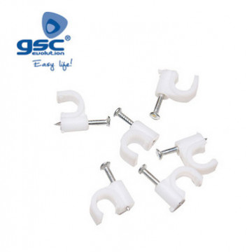 000303830 - 8433373038301SACO avec 100 clips pour un câble de tuyau rond de 5 mm