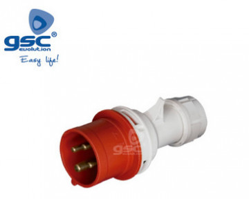 002300384 - 8436021943842PLUGUE CETAC 4P (3p+T) 16A RED IP44
