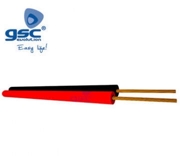 003902906 - 8433373029064 PVC 100m Audio Parallel Cable Red (2x1.5mm)