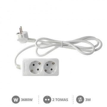 100005019 - 8433373075238 Multiple 2t (3x1.5mm) 3M White