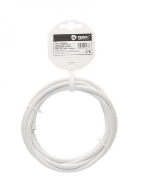 101025002 - 8433373069633COBO TEXTILE 2.5m (2x0.75mm) White