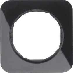 10112145 - R.1 - marco x1, negro HAGER Ean:4011334392491
