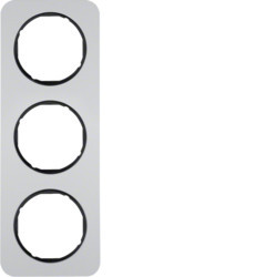 10132184 - R.1 - Tableau x3, Aluminium / Black Hager Ean: 4011334392774