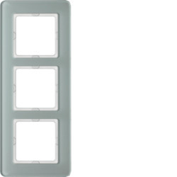 10136079 - Q.7 - marco x3, Vaso blanco HAGER Ean:4011334449850