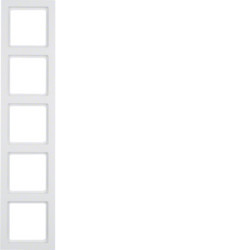 10156099 - Q.3 - marco x5, blanco HAGER Ean:4011334370055